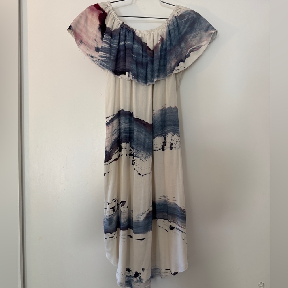 Go by GoSilk Washable Silk Off Shoulder Dress S - Picture 3 of 6